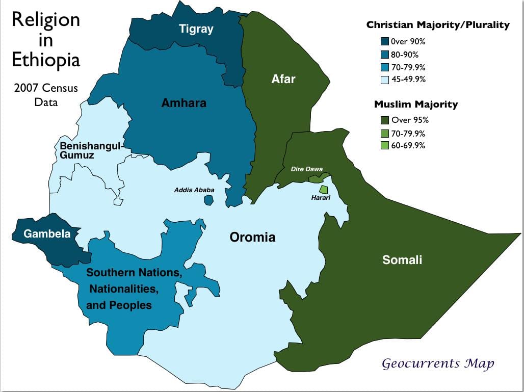 Ethiopia etnik peta