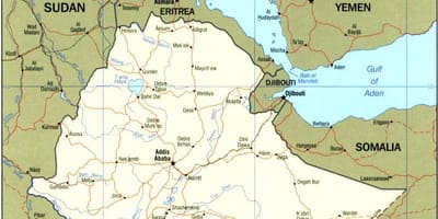Peta Ethiopia berkuasa pemetaan