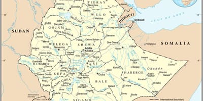 Semasa peta Ethiopia
