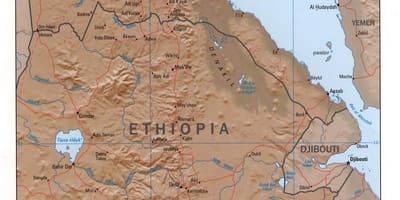 Peta utara Ethiopia